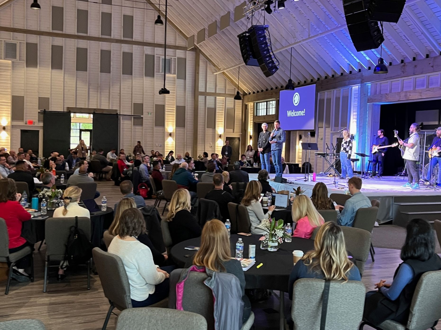 Andy Mason teaching at the Heaven in Business conference